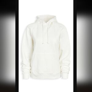Reformation Tanner Classic Hoodie In Vintage White